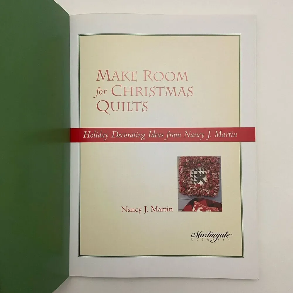 Make Room for Christmas Quilts by Nancy J. Martin (2002, Trade Paperback)